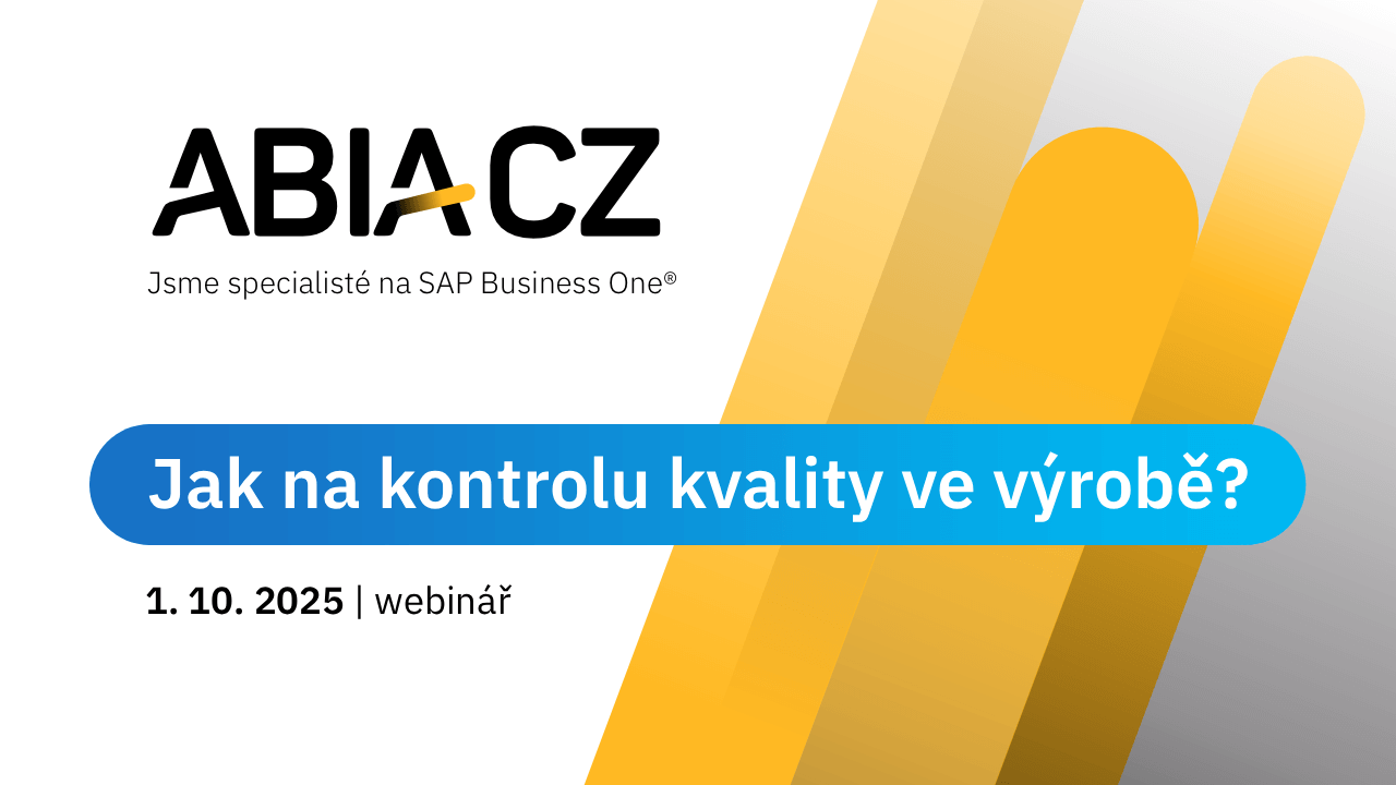 Webinář Jak na kontrolu kvality ve výrobě? Webinář Jak na kontrolu kvality ve výrobě?